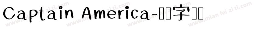 Captain America字体转换